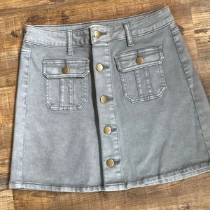 Alter’d State Gray Mini Skirt